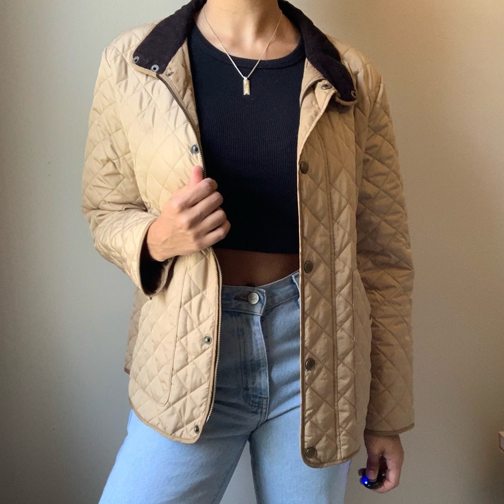 Lands End Quilted Jacket